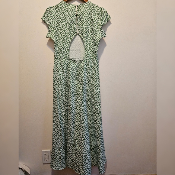 Floral Print Summer Midi Dress - Picture 5 of 8